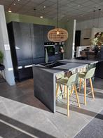 Complete Showroom Eilandkeuken - Nobilia Betondecor, Ophalen, Overige kleuren, Overige typen, Zo goed als nieuw