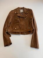 Suede leren jack goosecraft maat L, Ophalen of Verzenden, Zo goed als nieuw, Maat 42/44 (L), Bruin