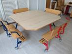 Rolf kindertafel met 4 bankjes, Ophalen, Zo goed als nieuw