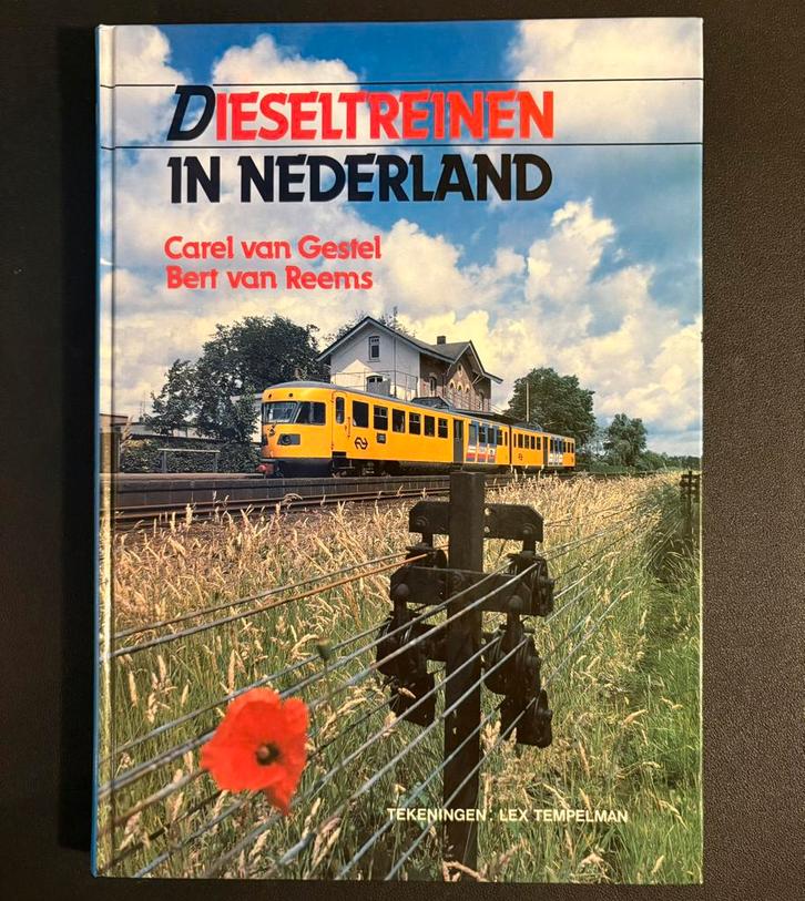 Dieseltreinen in Nederland (1989), Verzamelen, Spoorwegen en Tramwegen, Zo goed als nieuw, Trein, Boek of Tijdschrift, Ophalen of Verzenden