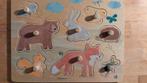 Houten puzzel dieren Dille en Kamille, Kinderen en Baby's, Ophalen, Zo goed als nieuw