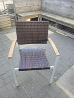 Terrasstoelen, Tuin en Terras, Ophalen, Gebruikt, Aluminium, Stapelbaar
