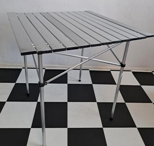 Opvouwbare Aluminium Tafel voor Camping en Picknick / Ruimte, Caravans en Kamperen, Kampeermeubelen, Zo goed als nieuw, Campingtafel
