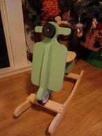 Handgeschilderde houten hobbelscooter, Ophalen