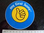 sticker my first sony logo duim omhoog, Verzenden, Zo goed als nieuw, Merk