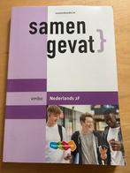 Samengevat VMBO Nederlands 2F, Boeken, Schoolboeken, Ophalen of Verzenden, Zo goed als nieuw, VMBO, Nederlands