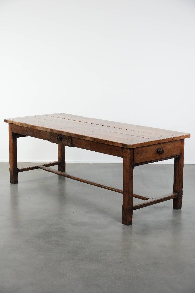 Robuuste Franse boeren antieke eettafel uit de 18e eeuw, Antiek en Kunst, Antiek | Meubels | Tafels, Ophalen
