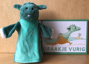 Boek Draakje Vurig met handpop draakje - ZGAN beschikbaar voor biedingen