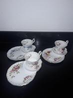 3 Royal albert Flower of the month tennissets, Antiek en Kunst, Antiek | Servies los, Verzenden
