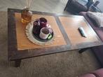 Salontafel hout, Huis en Inrichting, Tafels | Salontafels, Ophalen, Gebruikt, 100 tot 150 cm, 50 tot 100 cm