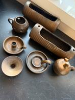Unieke set keramiek Jan de Graaf kannen & bloembakken, Ophalen of Verzenden