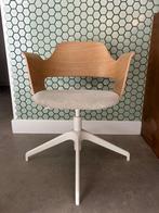 FJÄLLBERGET Bureaustoel zonder wielen, wit eikenfineer, Ophalen, Wit