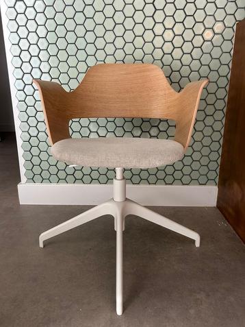 FJÄLLBERGET Bureaustoel zonder wielen, wit eikenfineer beschikbaar voor biedingen