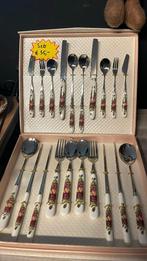 Bestek set (made in south-korea), Huis en Inrichting, Keuken | Bestek, Ophalen, Zo goed als nieuw, Vaatwasserbestendig, Zilver