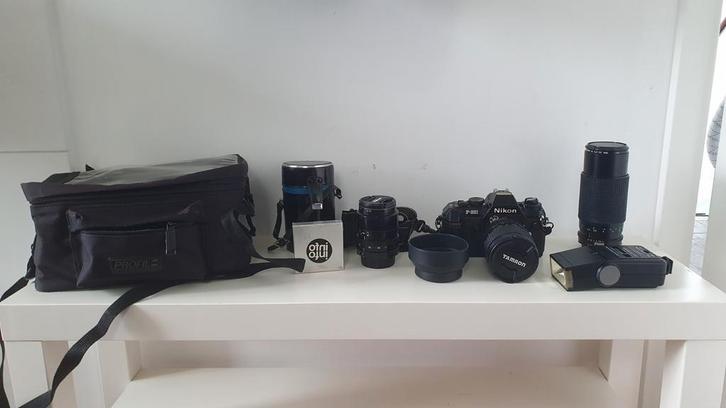 Volledige nikon f-301 camera set, Audio, Tv en Foto, Fotocamera's Analoog, Zo goed als nieuw, Spiegelreflex, Nikon, Ophalen of Verzenden