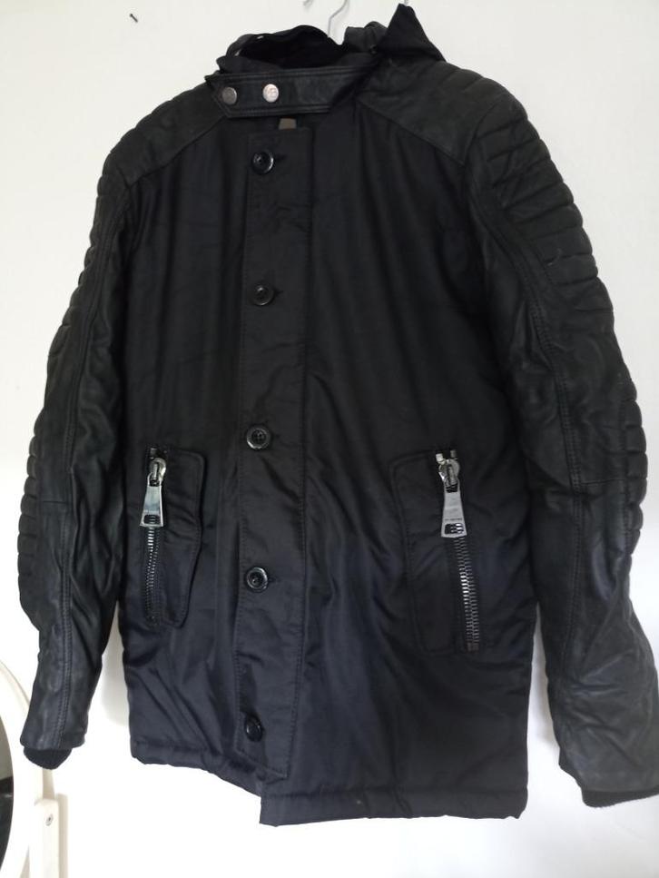 Winterjas My Brand, Kleding | Heren, Jassen | Winter, Zo goed als nieuw, Maat 46 (S) of kleiner, Zwart, Ophalen of Verzenden