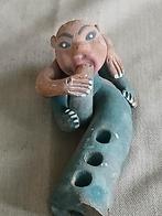 Beeldje exotische fluit van aardewerk, Ophalen of Verzenden