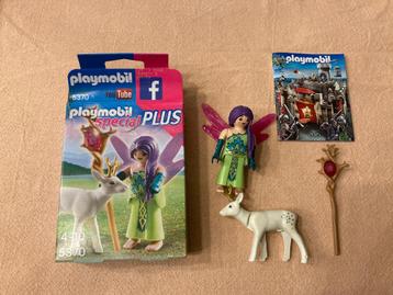 Playmobil plus 5370 elfje met wit hertje set compleet! beschikbaar voor biedingen