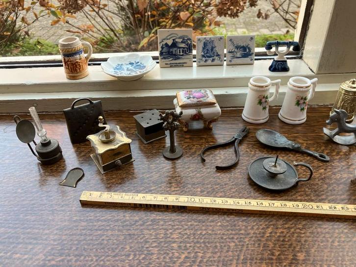Miniaturen voor Letterbak - Diverse Items, Antiek en Kunst, Curiosa en Brocante, Ophalen of Verzenden