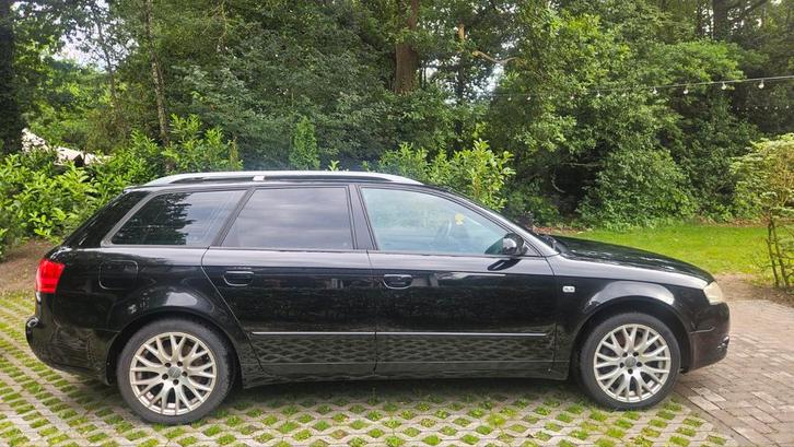 Audi A4 2.0 147KW Avant 2005 Zwart, Auto's, Audi, Particulier, A4, Benzine, C, Stationwagon, Handgeschakeld, Origineel Nederlands