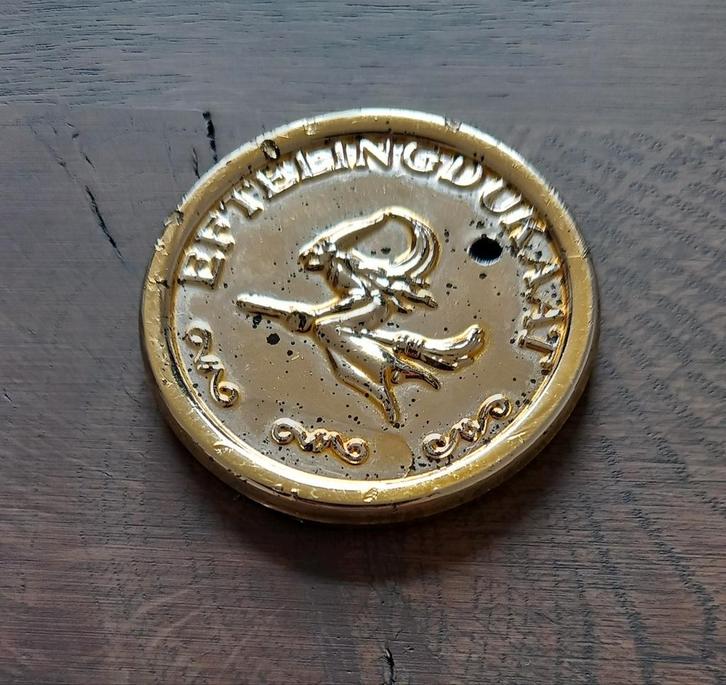 Efteling dukaat munt 60 Jaar jubileum 2012, Verzamelen, Efteling, Gebruikt, Overige typen, Ophalen of Verzenden