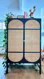 HK Living Retro Webbing Kast met 3 Planken, Ophalen