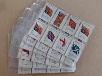 British Empire Flags complete set 48 zijdjes 1933 Kensitas beschikbaar voor biedingen