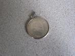 Zilveren 10 Guldenmunt 1970 in houder voor een ketting, Ophalen of Verzenden, Gebruikt, Zilver, Zilver
