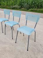 Vintage 1990s chip chair glas van Tim Power, Huis en Inrichting, Stoelen, Ophalen, Vintage post modern design postmodern, Drie