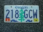 Kentekenplaat licenseplate Oregon 1 USA, Verzenden, Gebruikt, Auto's