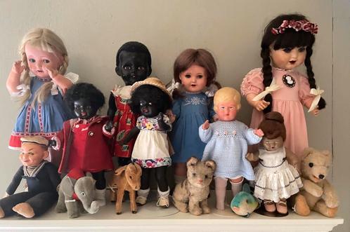 Diverse antieke-oude poppen, Verzamelen, Poppen, Gebruikt, Pop, Verzenden
