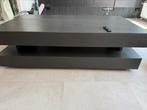 Richmond zwarte oakura salontafel zgan, Huis en Inrichting, Tafels | Salontafels, 100 tot 150 cm, Eikenhout, Zo goed als nieuw