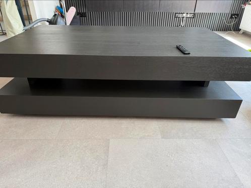 Richmond zwarte oakura salontafel zgan, Huis en Inrichting, Tafels | Salontafels, Zo goed als nieuw, Minder dan 50 cm, 50 tot 100 cm