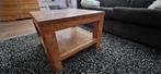 Teak houten, Industrieel, strakke salontafel 50x50x42cm, Huis en Inrichting, Tafels | Salontafels, Ophalen, 50 tot 100 cm, 50 tot 100 cm