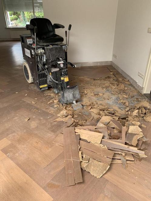 HOUTEN VLOER VERWIJDEREN, Doe-het-zelf en Verbouw, Vloerdelen en Plavuizen, Zo goed als nieuw, Parket, Hout, 150 cm of meer, 10 tot 30 cm