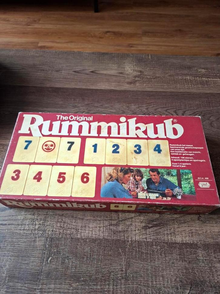 Rummikub Bordspel - Origineel, Hobby en Vrije tijd, Gezelschapsspellen | Bordspellen, Gebruikt, Een of twee spelers, Drie of vier spelers