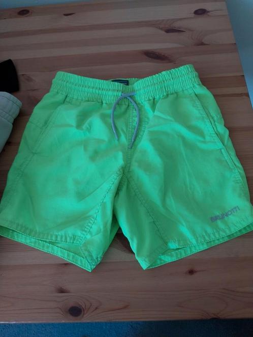 Stoere felgroene Brunotti  zwembroek mt 152, Kinderen en Baby's, Kinderkleding | Kinder-zwemkleding, Gebruikt, Zwembroek, Jongen