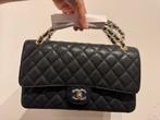 Chanel Coco handle leather handbag, Zwart, Ophalen of Verzenden, Zo goed als nieuw, Handtas