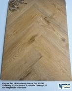 Visgraat Pvc click Natural Oak met integreerde ondervloer