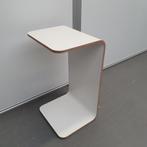 HAY Design multiplex witte bijzettafel / laptoptafel - 75x4, Huis en Inrichting, Tafels | Bijzettafels, Niet ingevuld, Gebruikt