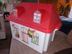 Speelgoedkrat opbergkist huis speelgoedkist, Ophalen of Verzenden, Zo goed als nieuw, Poppenhuis