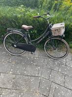 Meisjesfiets Cortina matzwart 26 inch, Fietsen en Brommers, Fietsen | Dames | Damesfietsen, Gebruikt, Versnellingen, Minder dan 47 cm