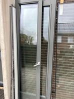 Hardhout deur, klapraam en raam, Doe-het-zelf en Verbouw, Kozijnen en Schuifpuien, Deurkozijn, Zo goed als nieuw, Hout, Ophalen