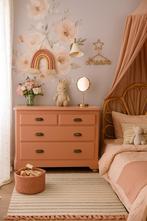 Prachtige sfeervolle authentieke Commode Copper Trail 1920, Voetruimte, Minder dan 50 cm, Commode, Ophalen