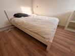 IKEA MALM Bed 160x200 cm - Wit incl. Lattenbodems ex matras, Huis en Inrichting, Slaapkamer | Bedden, Ophalen, Gebruikt, Wit, Tweepersoons