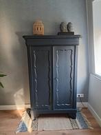 Leuke grijze biedermeier/ meidenkast, Antiek en Kunst, Antiek | Meubels | Kasten, Ophalen