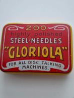 GLORIOLA grammofoonplaat naaldendoosje. 78 toeren platen., Ophalen of Verzenden, Gebruikt, Overige