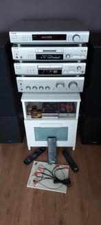 Sony HiFi Stereo AudioSet in MetalicSilver, Ophalen, Gebruikt, Cd-speler, Losse componenten
