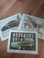 3x Volkswagen Prenten PARC Oldtimer T1 Kever Oval, Ophalen of Verzenden