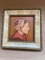 Antiek lijstje met schilderij 16x16, Antiek en Kunst, Ophalen